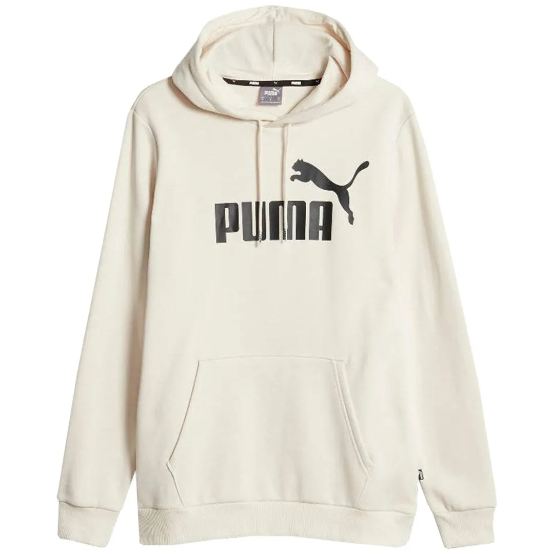 Men's Puma Ess Big Logo Hoodie Fl (S) Evening Cream 586687 87