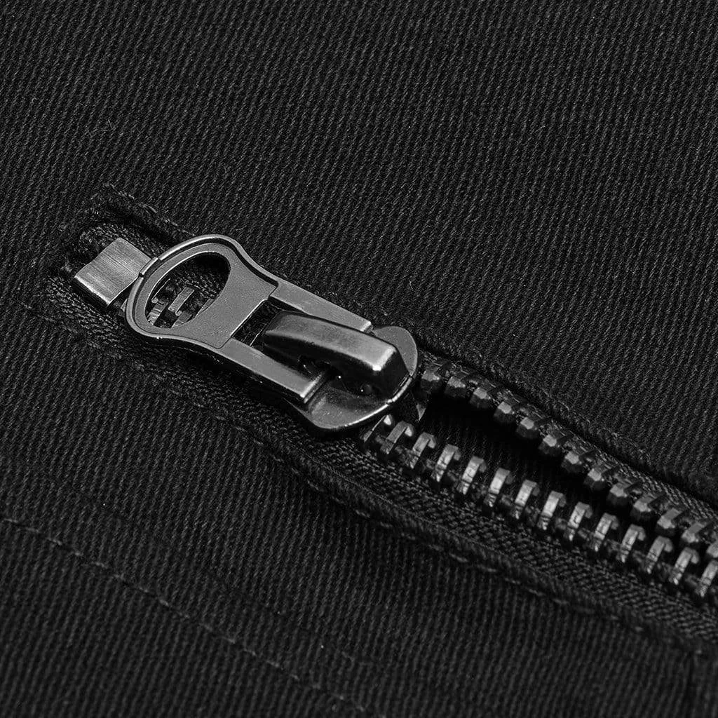 Men's Punk Buckles Straight-leg Pants