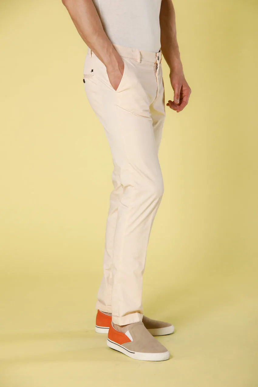 Milano Style pantalone chino uomo in gabardina stretch extra slim fit ①