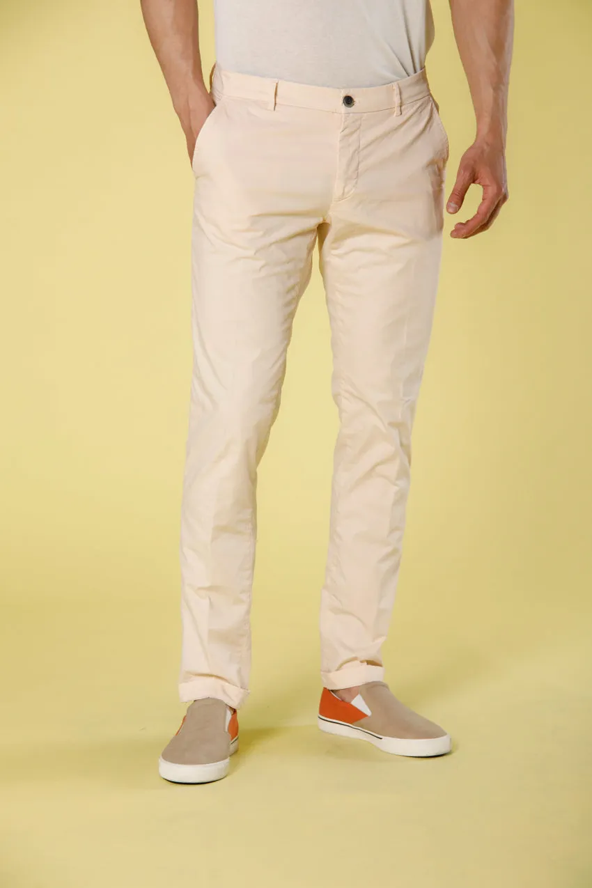 Milano Style pantalone chino uomo in gabardina stretch extra slim fit ①