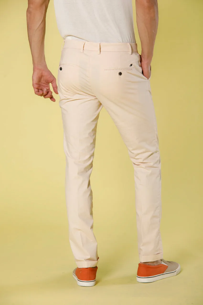 Milano Style pantalone chino uomo in gabardina stretch extra slim fit ①