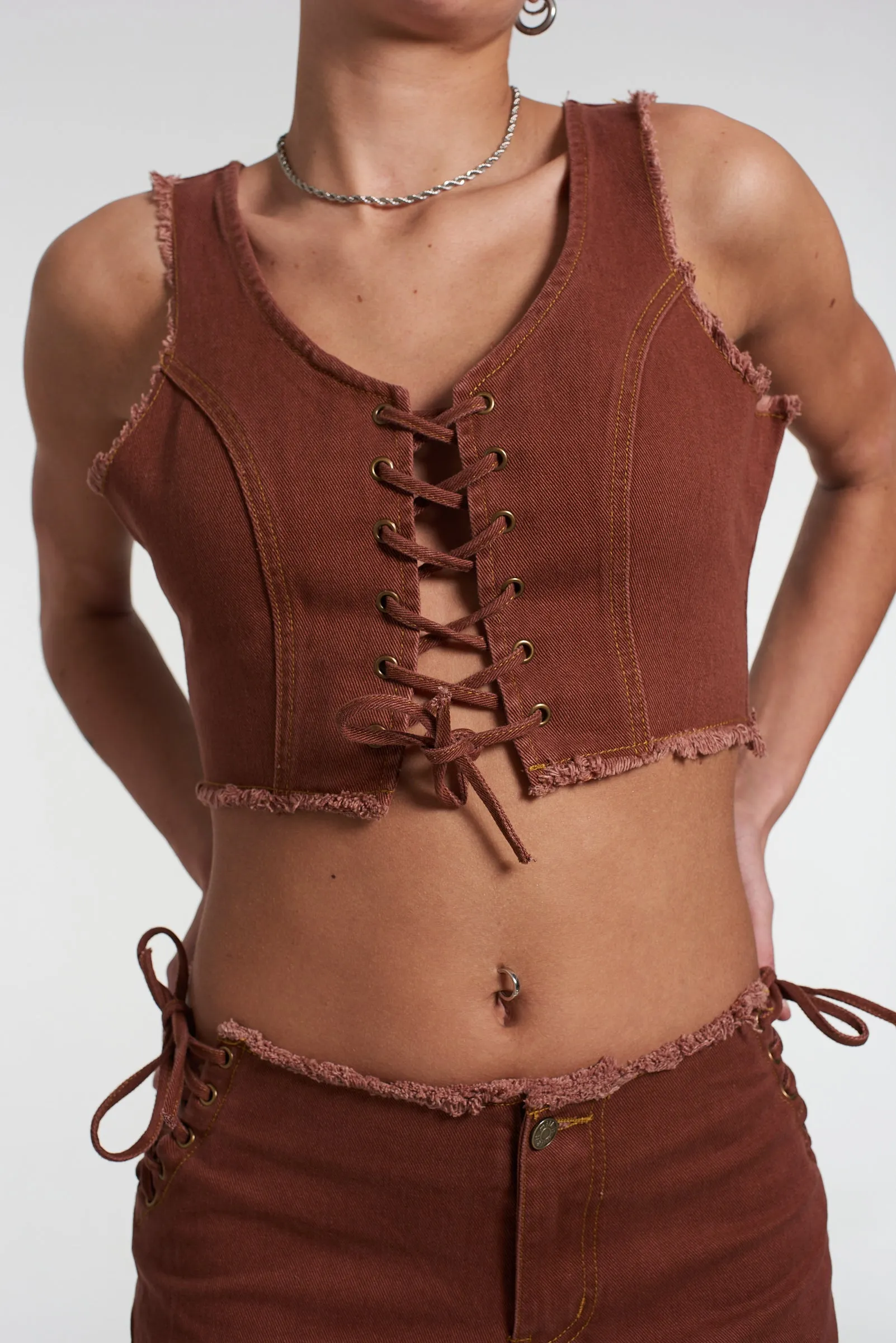 Milk It Native Lace Front Top