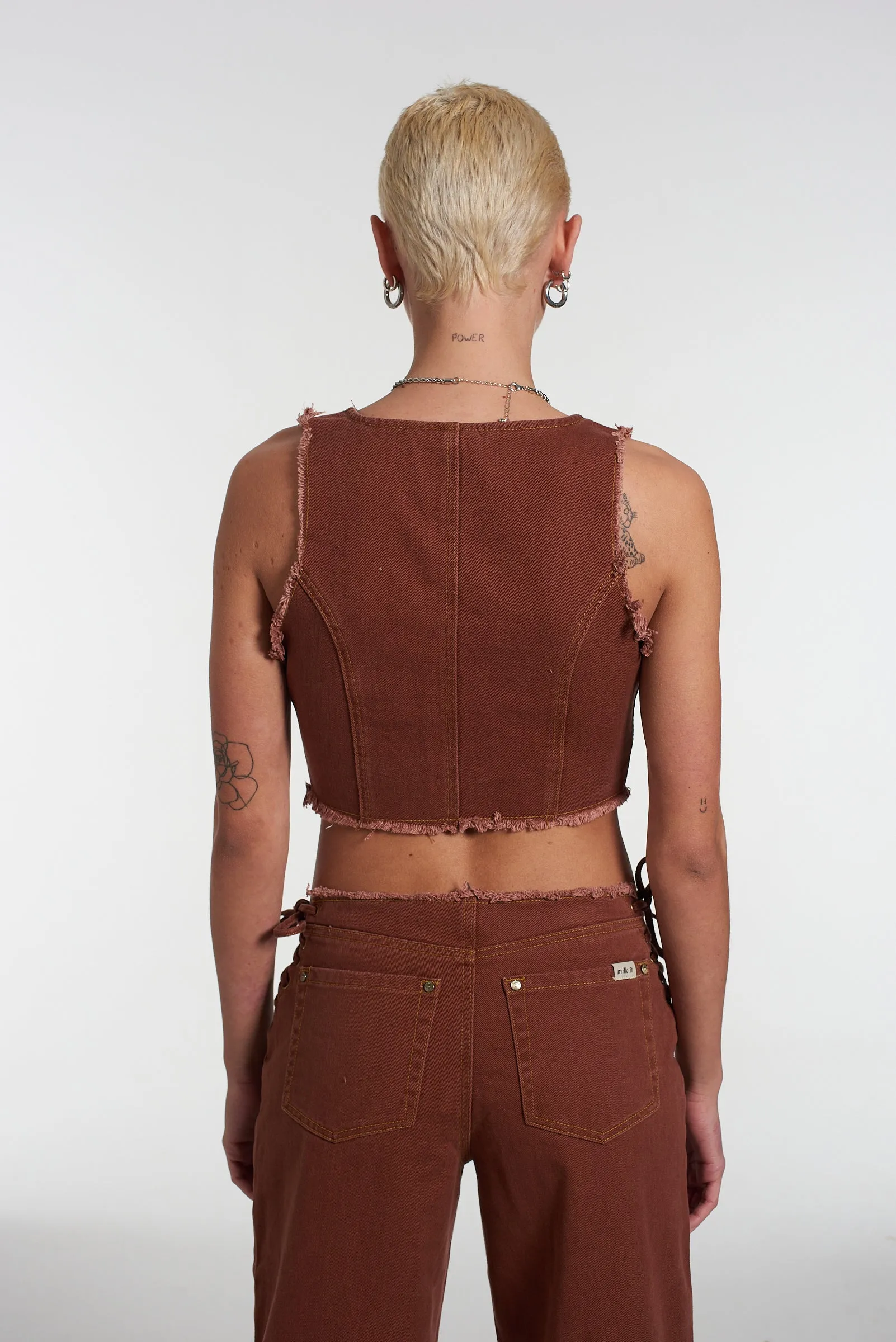 Milk It Native Lace Front Top