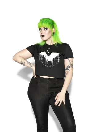 Nocturnal - Flowy Crop Tee