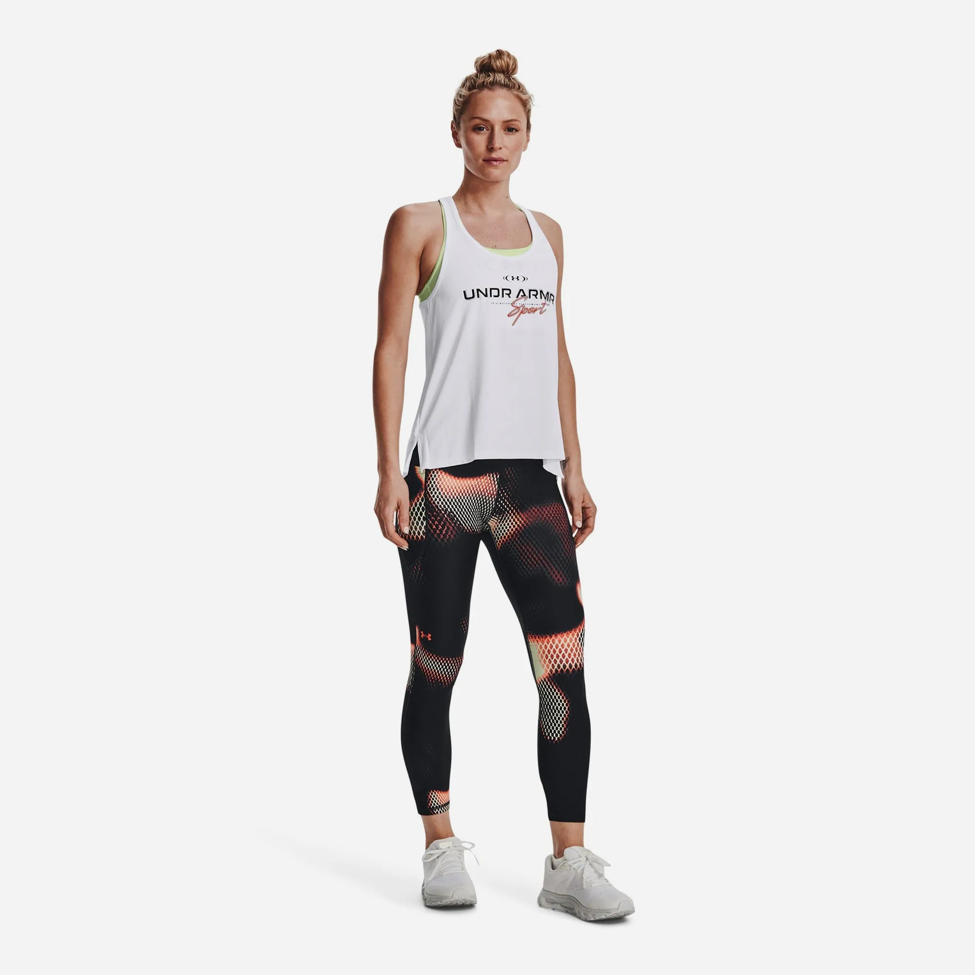 Áo Ba Lỗ Nữ Under Armour Knockout Graphic - Trắng