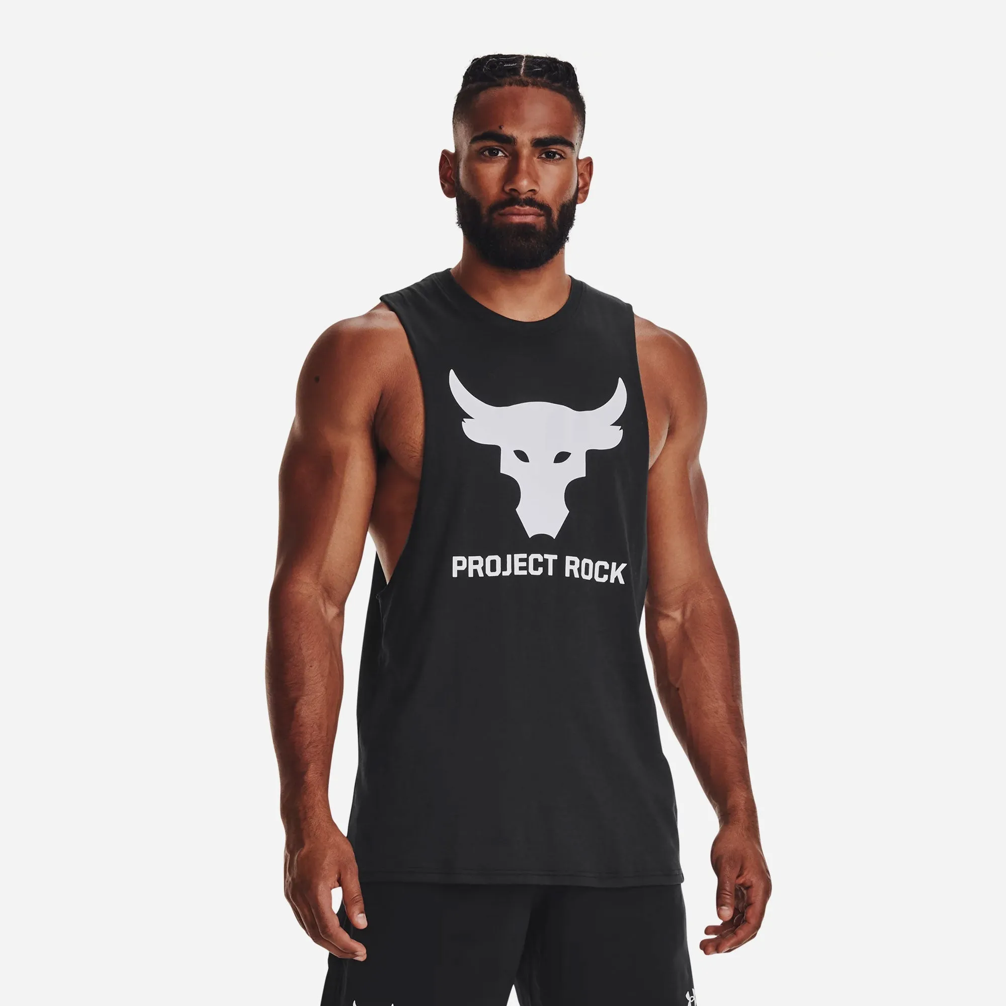 Áo Ba Lỗ Nam Under Armour Project Rock Hma Bull - Đen