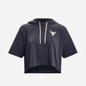 Áo Hoodie Nữ Under Armour Project Rock Rival Terry - Đen