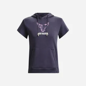 Áo Hoodie Nam Under Armour Project Rock Rival Fleece Cap - Tím