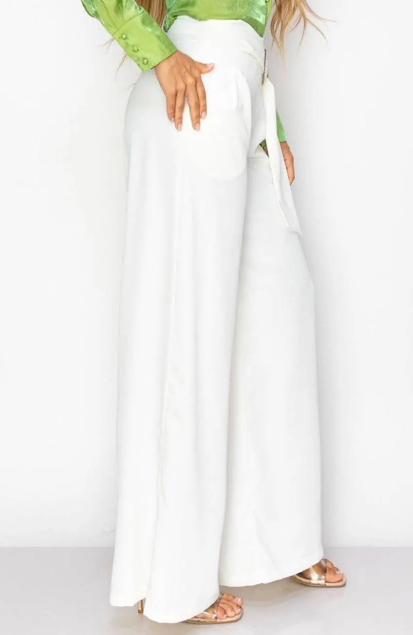 Off White Palazzo Pants