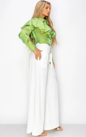 Off White Palazzo Pants