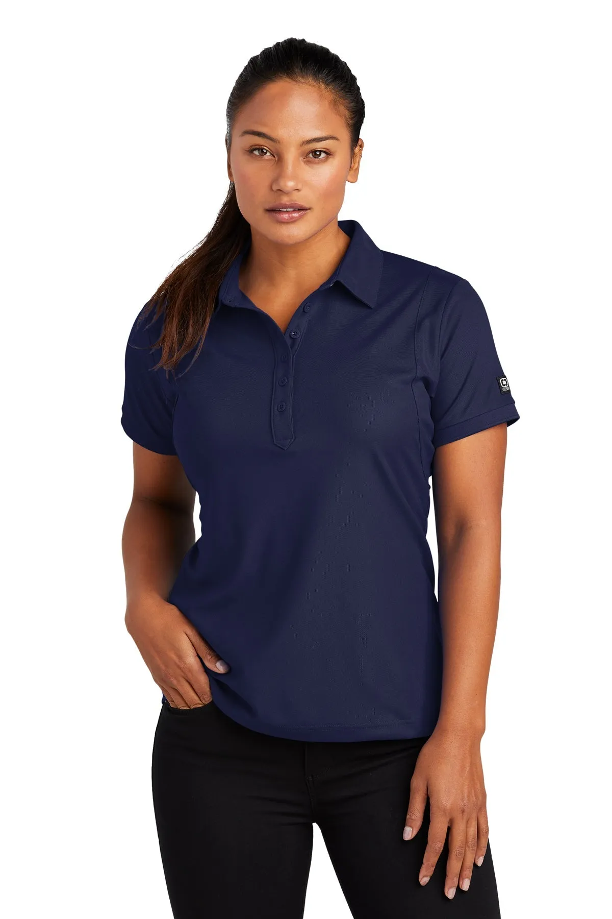 OGIO Ladies Jewel Customized Polos, Navy