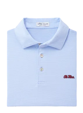 Ole Miss Jubilee Perf Polo Cottage Blue