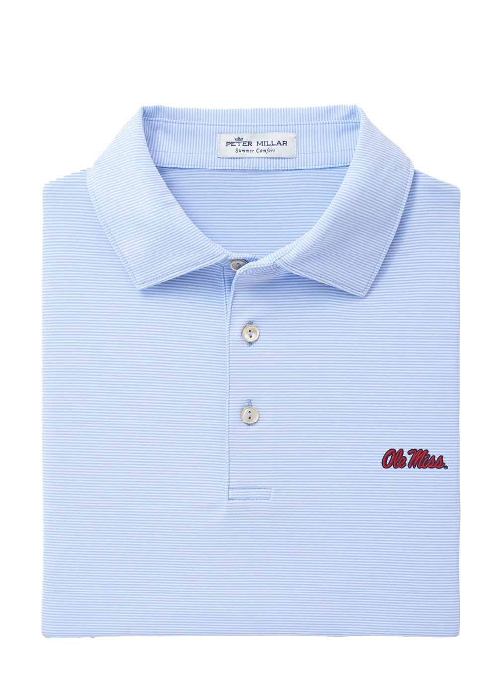 Ole Miss Jubilee Perf Polo Cottage Blue