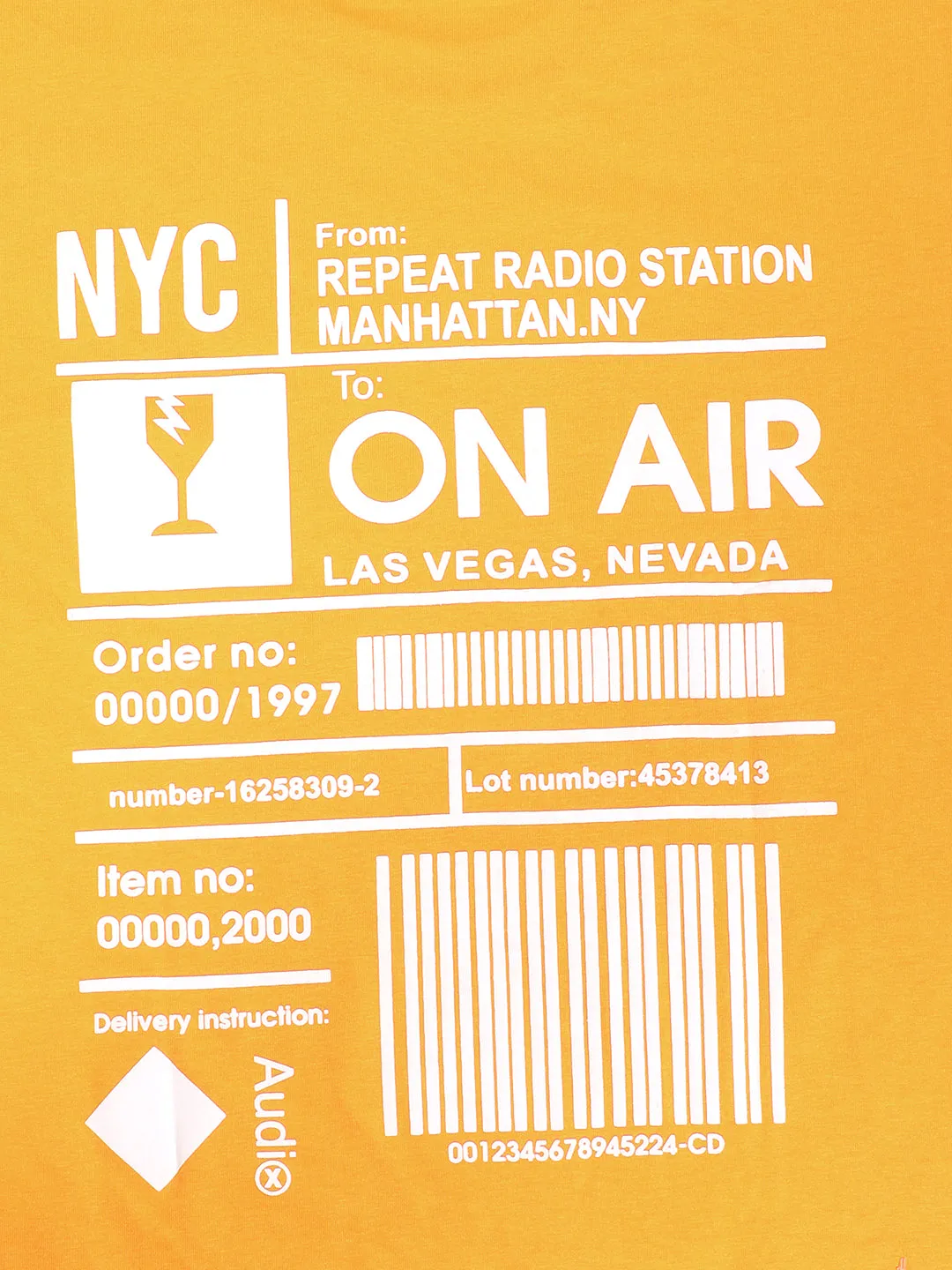 On Air Oversized Orange T-Shirt
