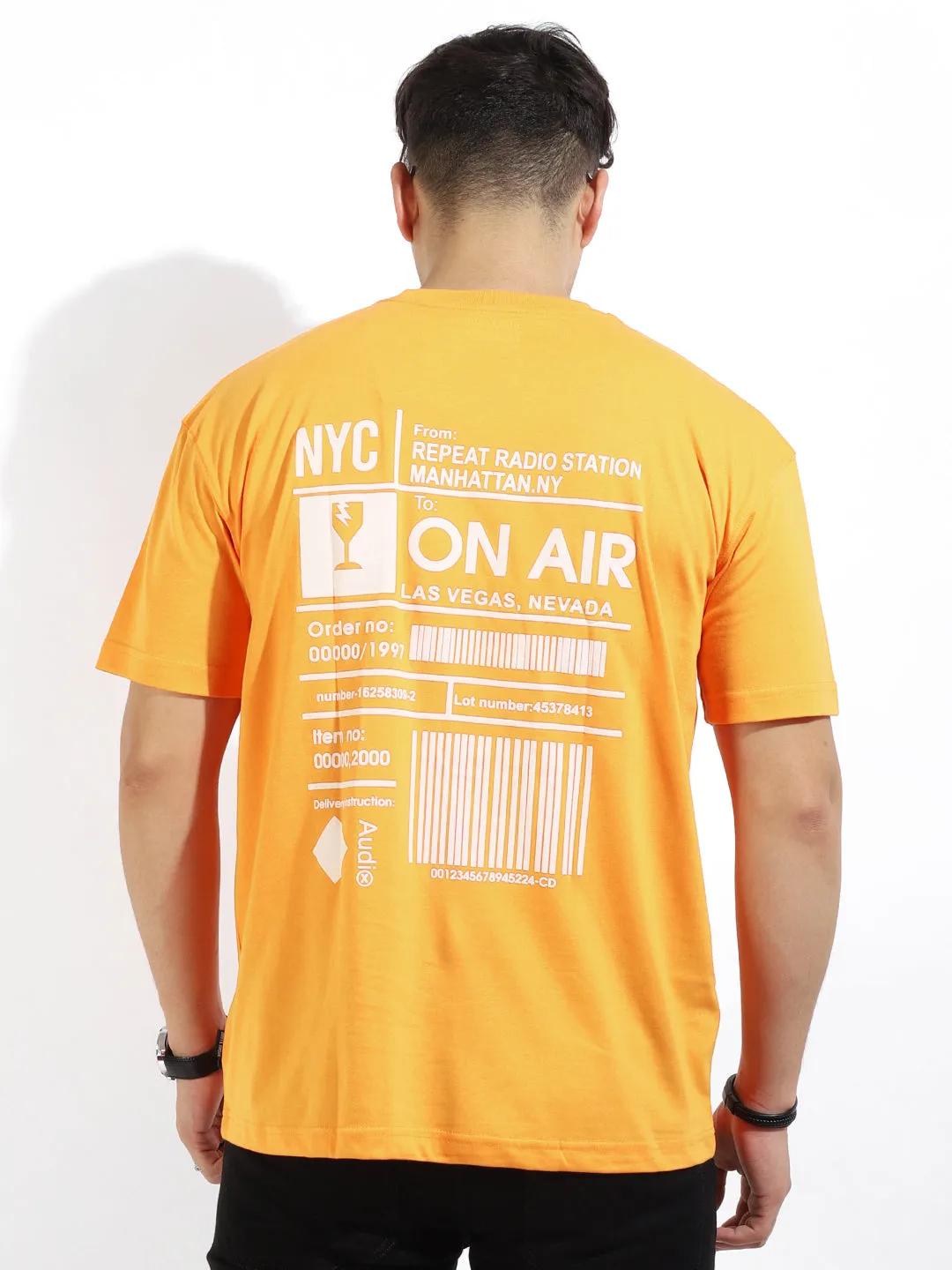 On Air Oversized Orange T-Shirt