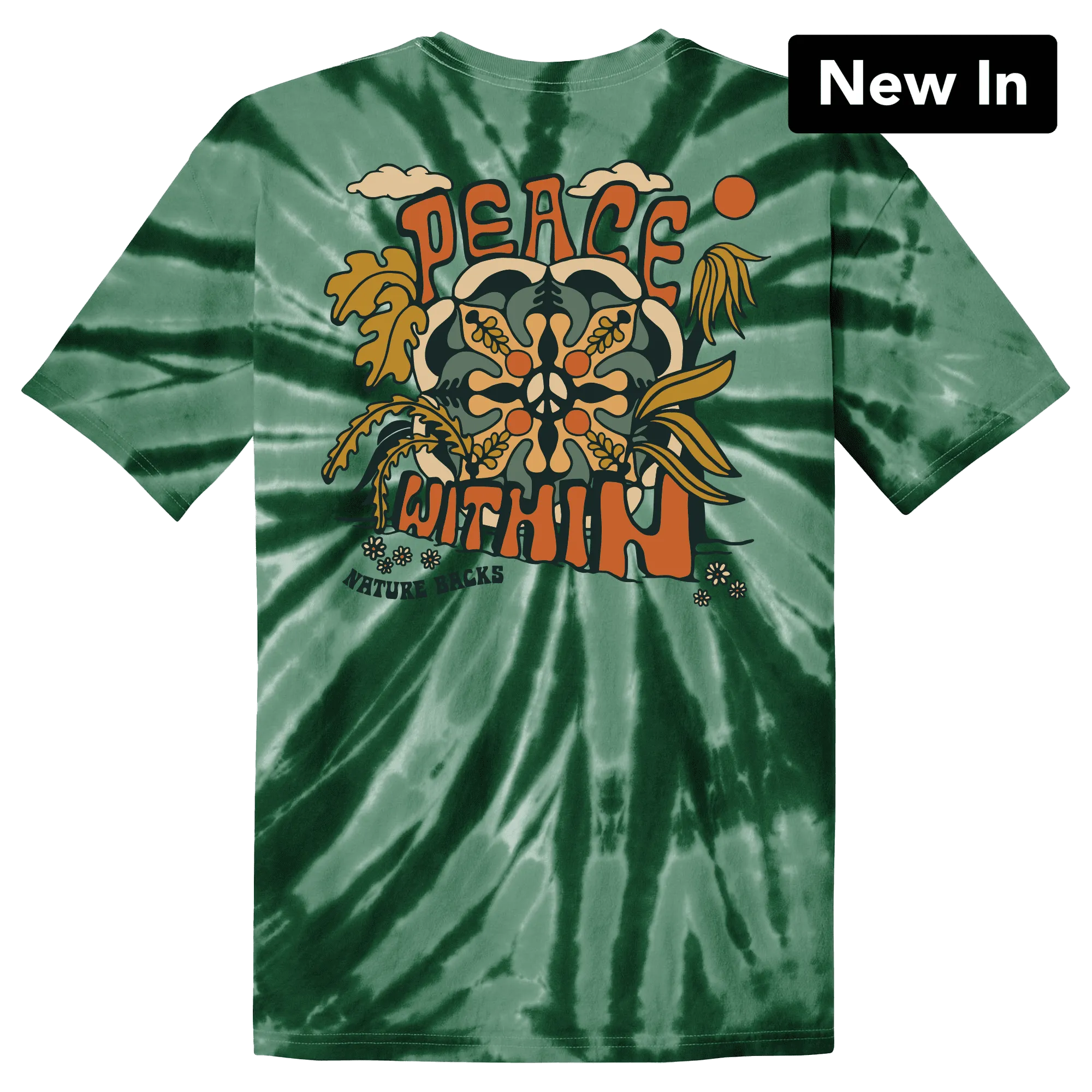 Peace Within - Forest Tie Dye