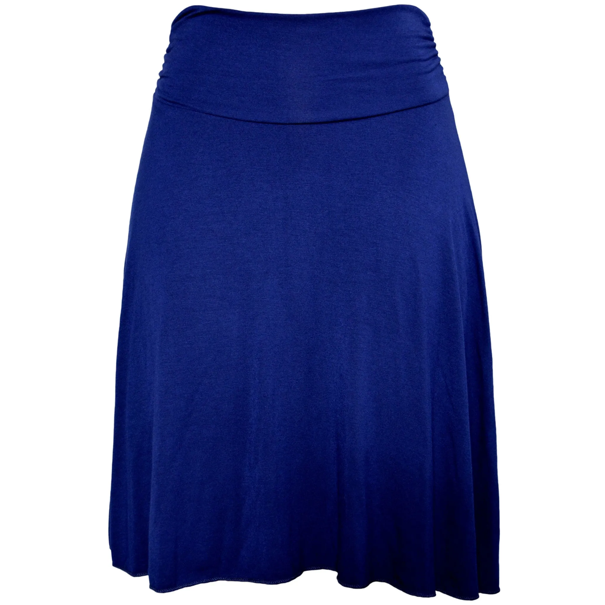 Plus Size Knee Length Flowy Skirt