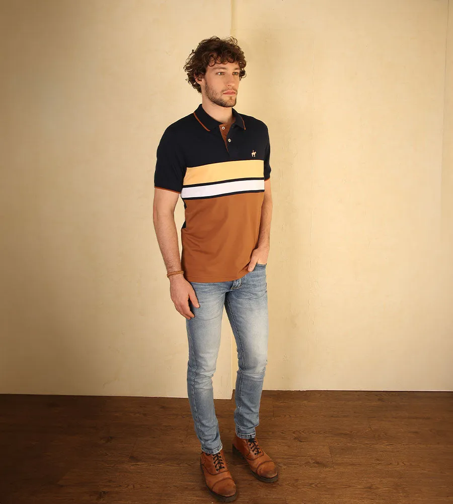 Polo Bloques Azul Navy Ref. 129040924