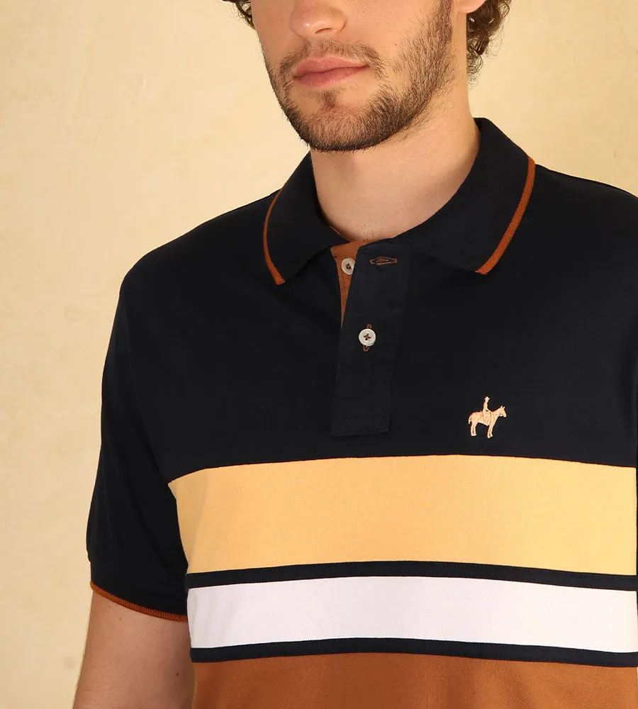 Polo Bloques Azul Navy Ref. 129040924