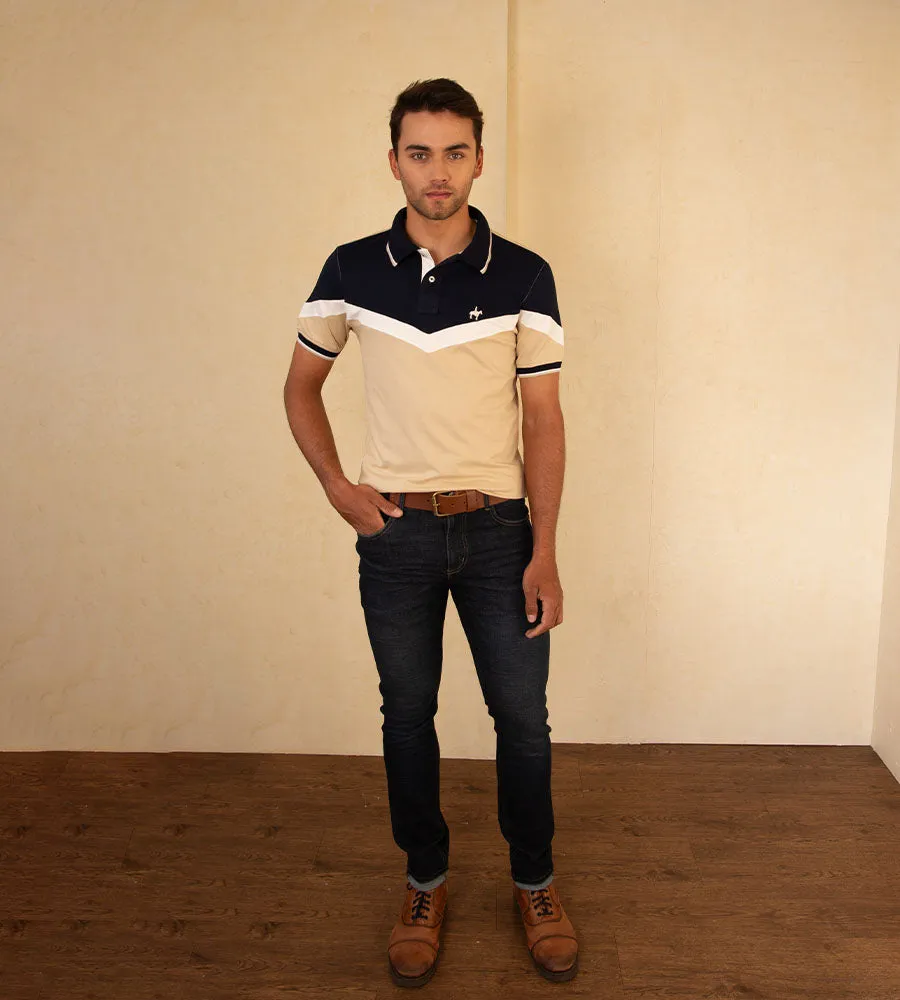 Polo Bloques Beige Ref. 129020524