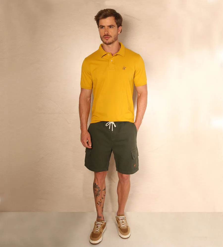 Polo Fondo Entero Mostaza Oscuro Ref. 101311223