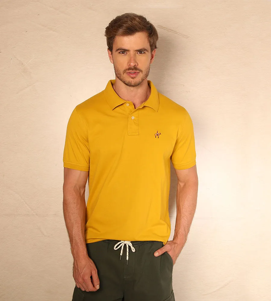 Polo Fondo Entero Mostaza Oscuro Ref. 101311223