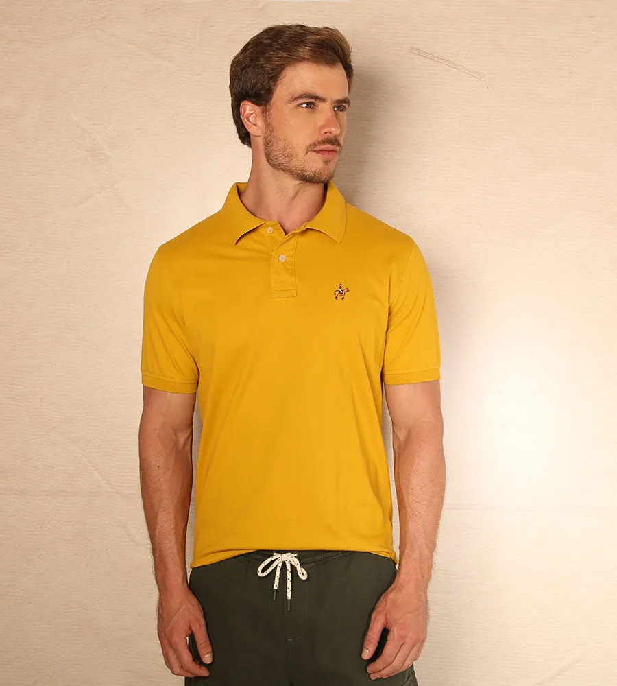 Polo Fondo Entero Mostaza Oscuro Ref. 101311223