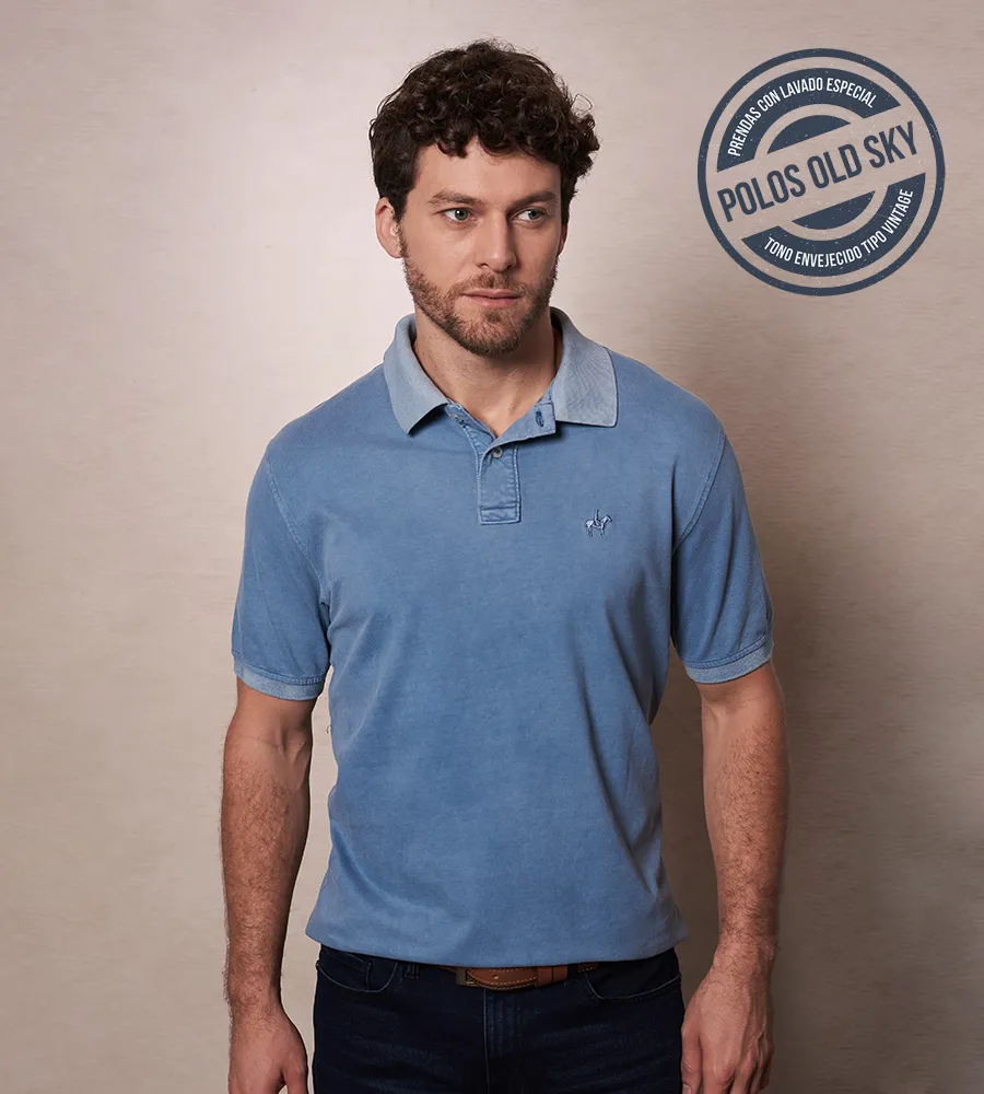 Polo Fondo Entero Old Sky Color Acero Ref. 101211223