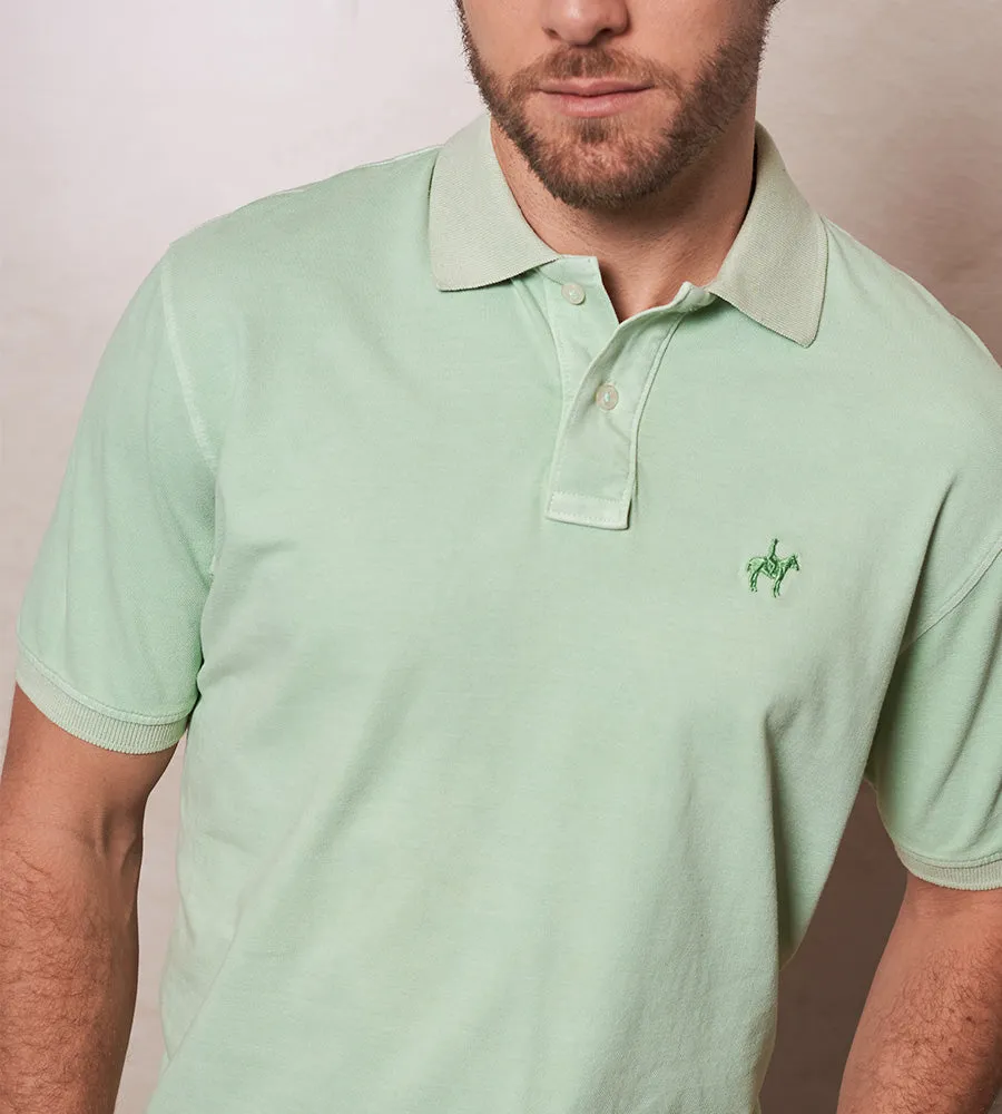 Polo Fondo Entero Old Sky Verde Claro Ref. 101201223