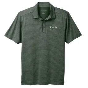 Port Authority® Shadow Stripe Men's Polo - Deep Forest Green