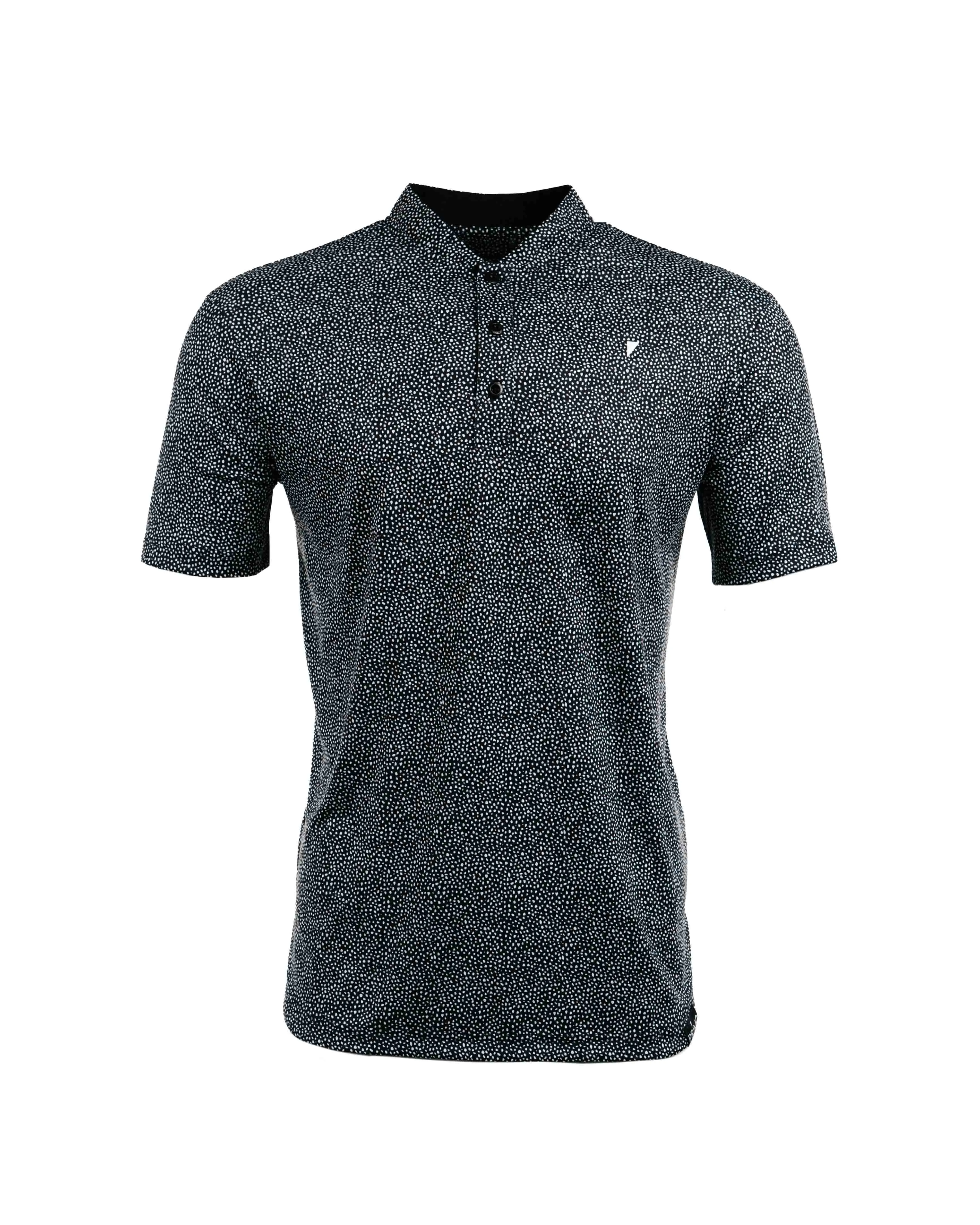 Primo Blade Collar Polo - Black Pebble