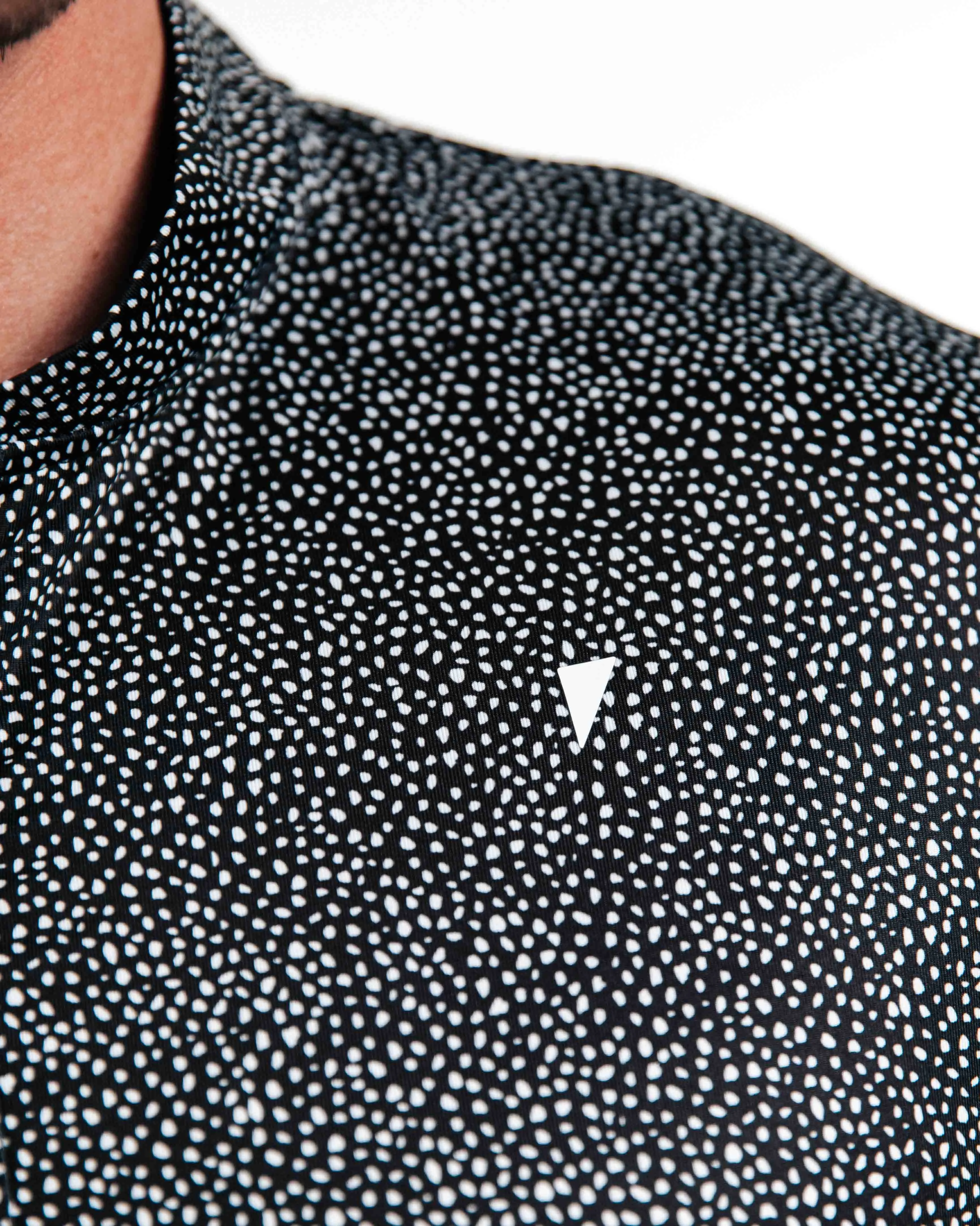 Primo Blade Collar Polo - Black Pebble
