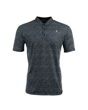 Primo Blade Collar Polo - Black Pebble