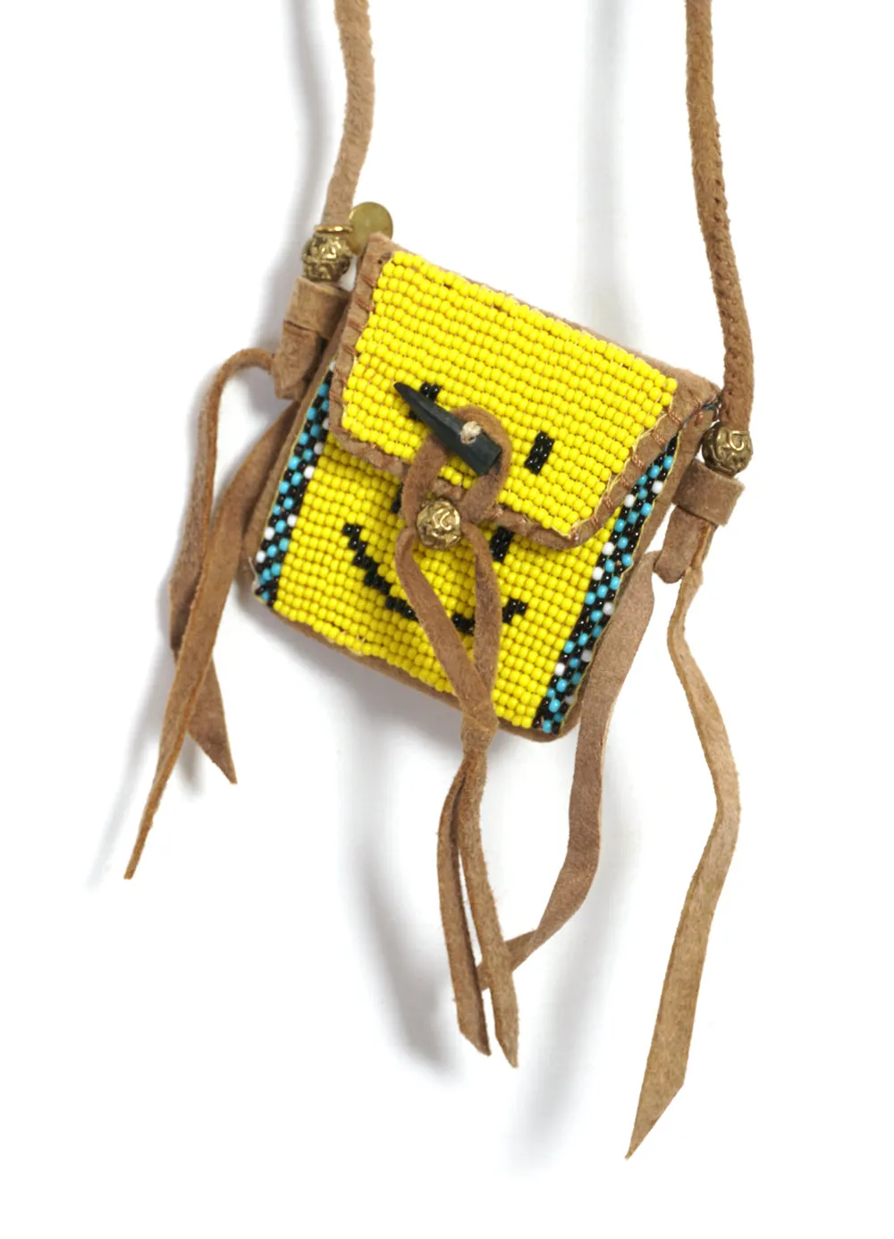 PUEBLO | Deer Leather Charm | Yellow