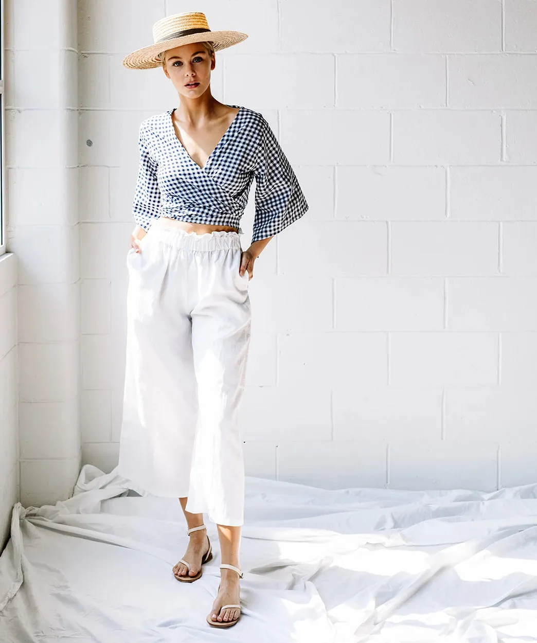 Puglia Pants Linen - Wholesale