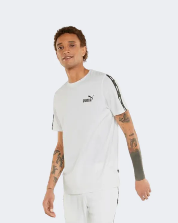 Puma Essentials  Tape Men Lifestyle T-Shirt White