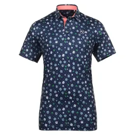 Puma Golf Floral Polo Shirt