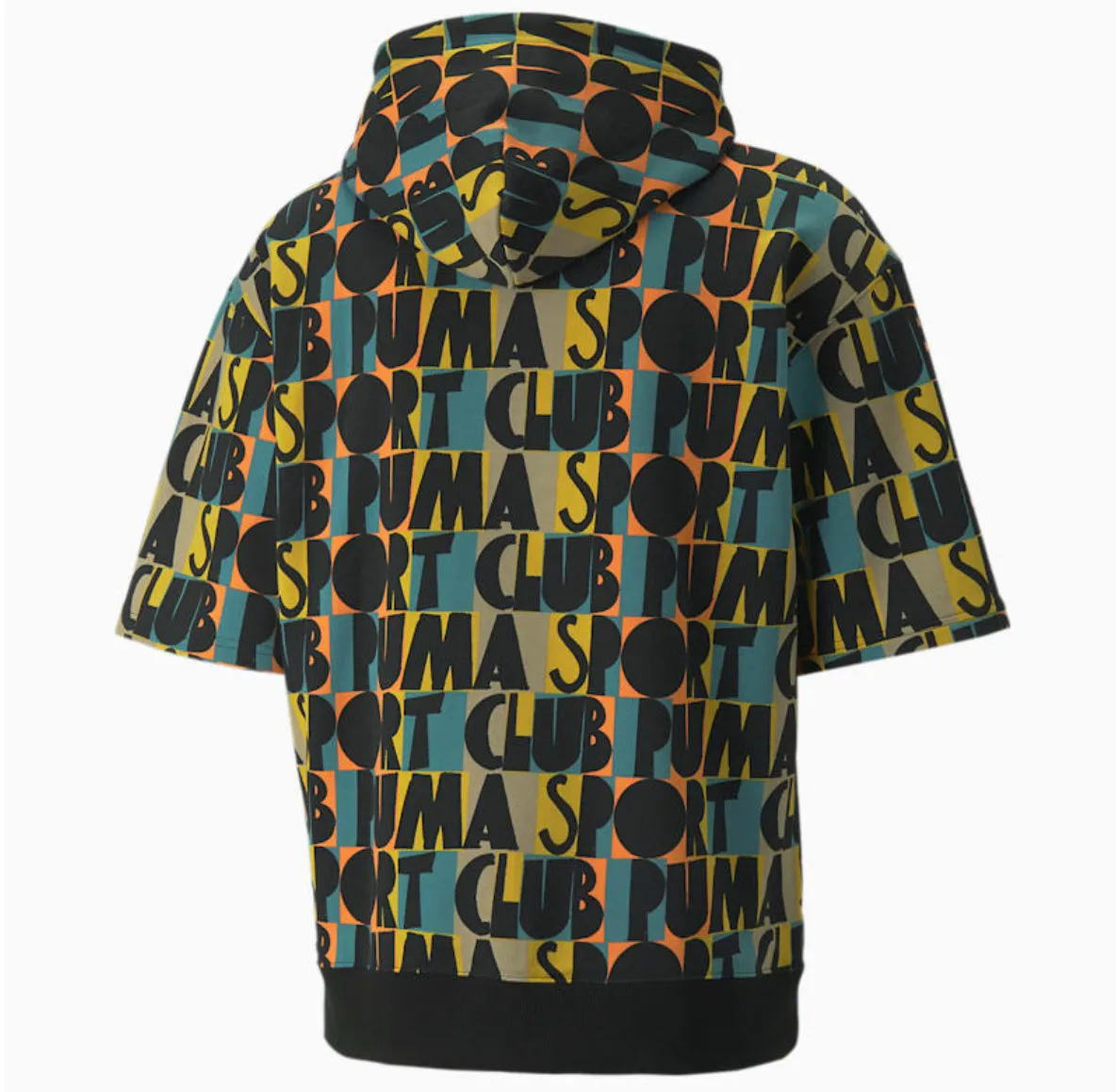 Puma HC AOP SHORT SLEEVE Hoodie Men’s - PUMA BLACK