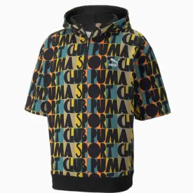 Puma HC AOP SHORT SLEEVE Hoodie Men’s - PUMA BLACK