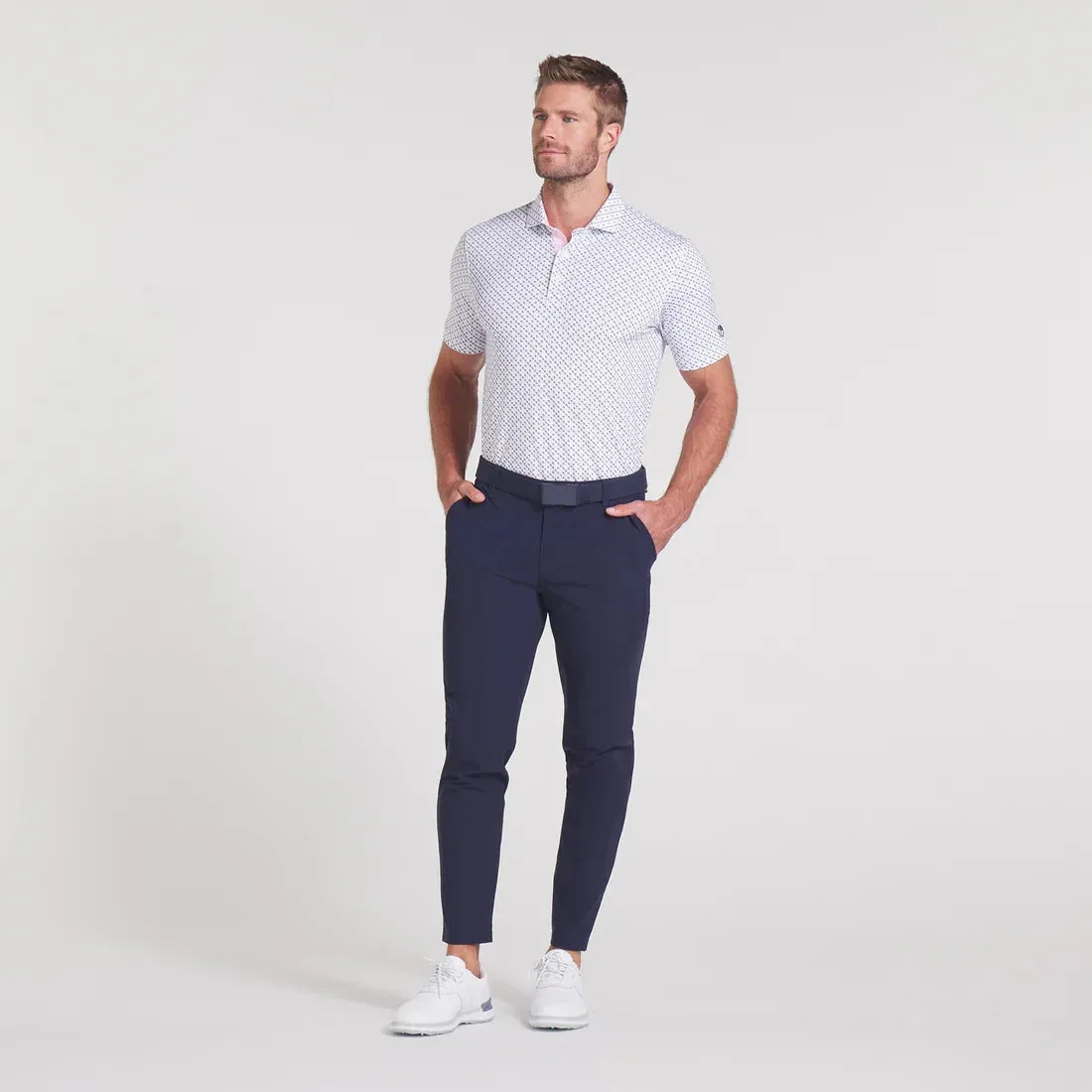 Puma Mens White Glow Puma X AP Micro Umbrellas Polo