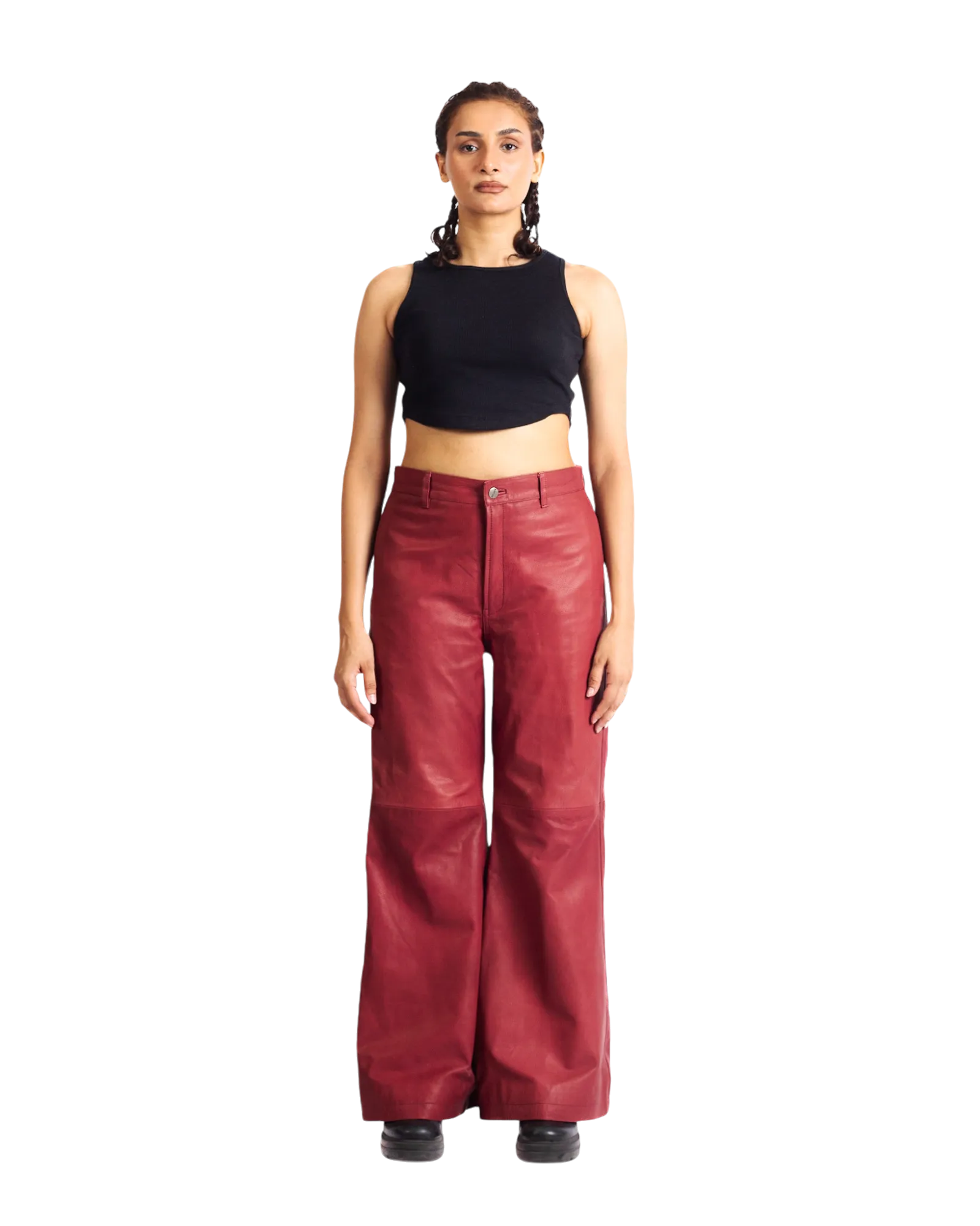 "ELECTRIC ELVIS" LEATHER TROUSERS