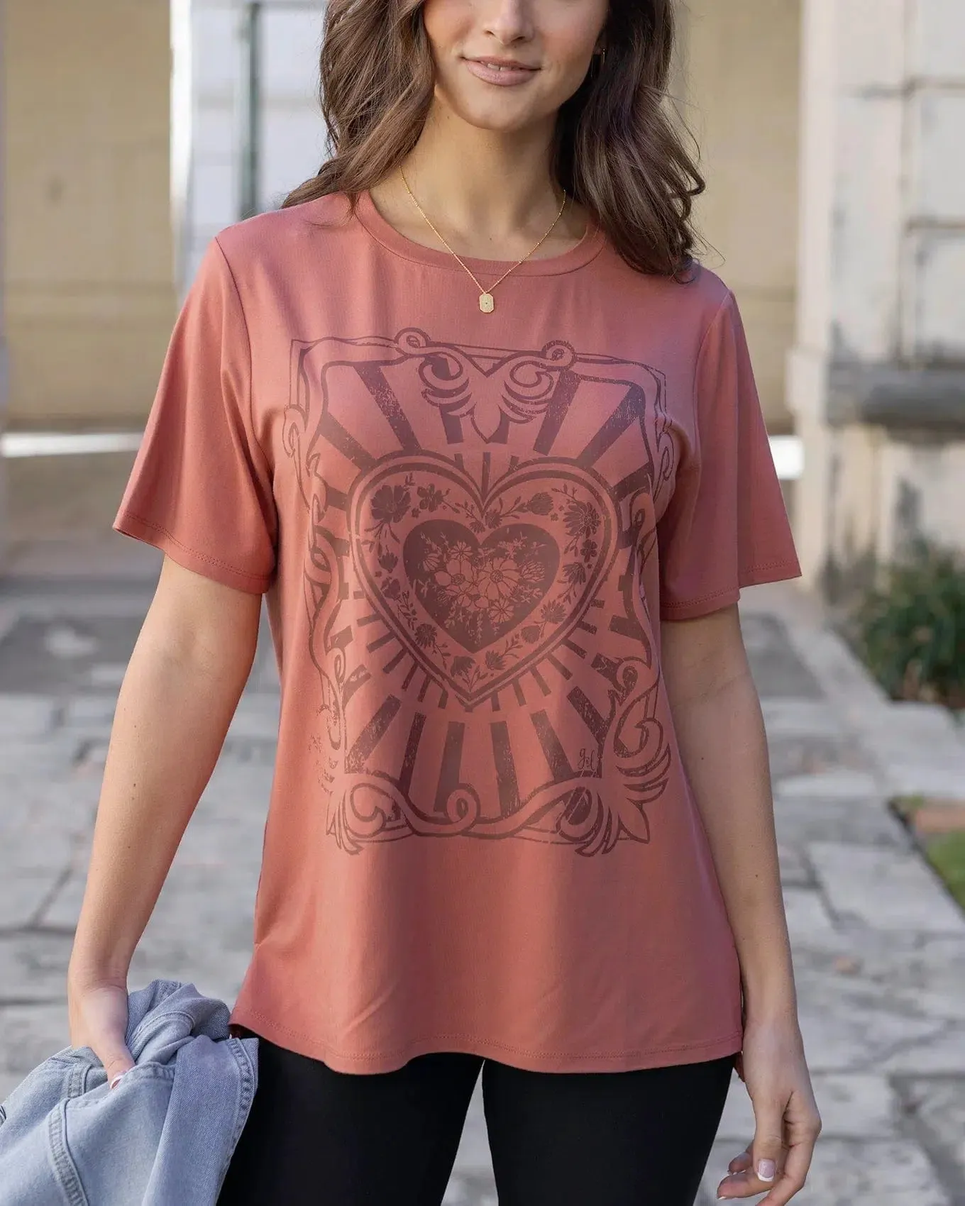 Retro Heart Graphic Tee