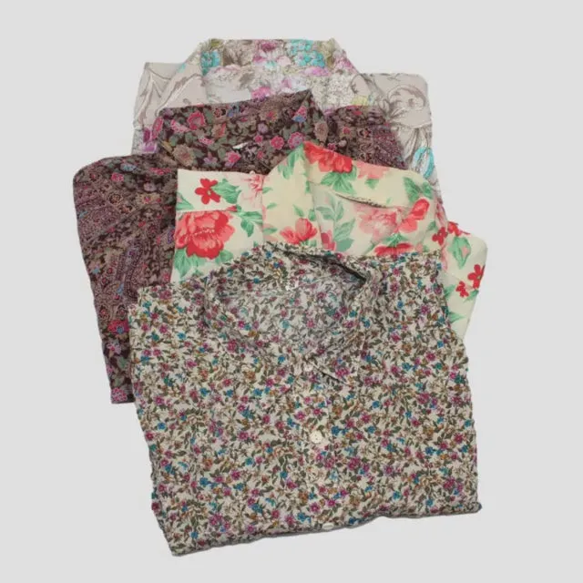 Reworked Vintage Crop Blouses