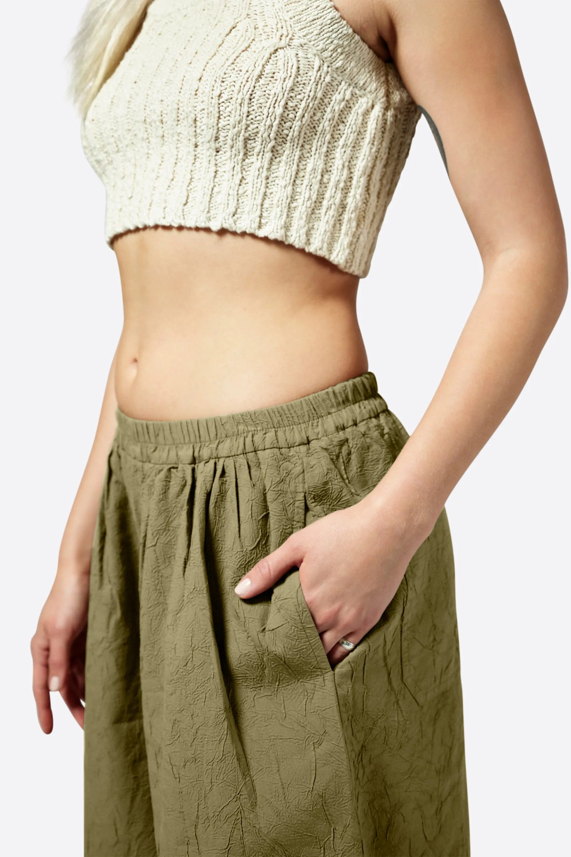 SACHA WIDE LEG CROP PANT