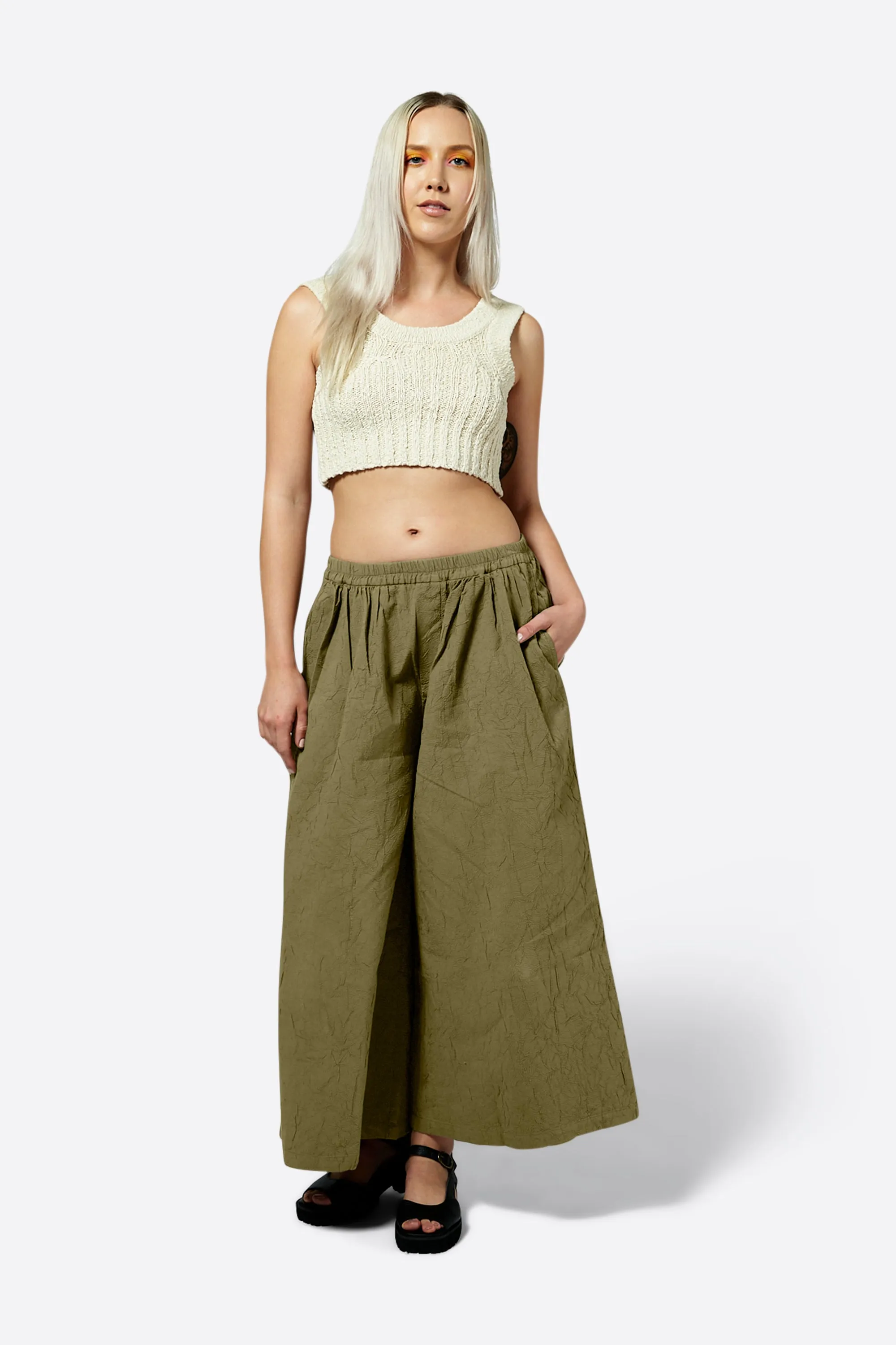 SACHA WIDE LEG CROP PANT