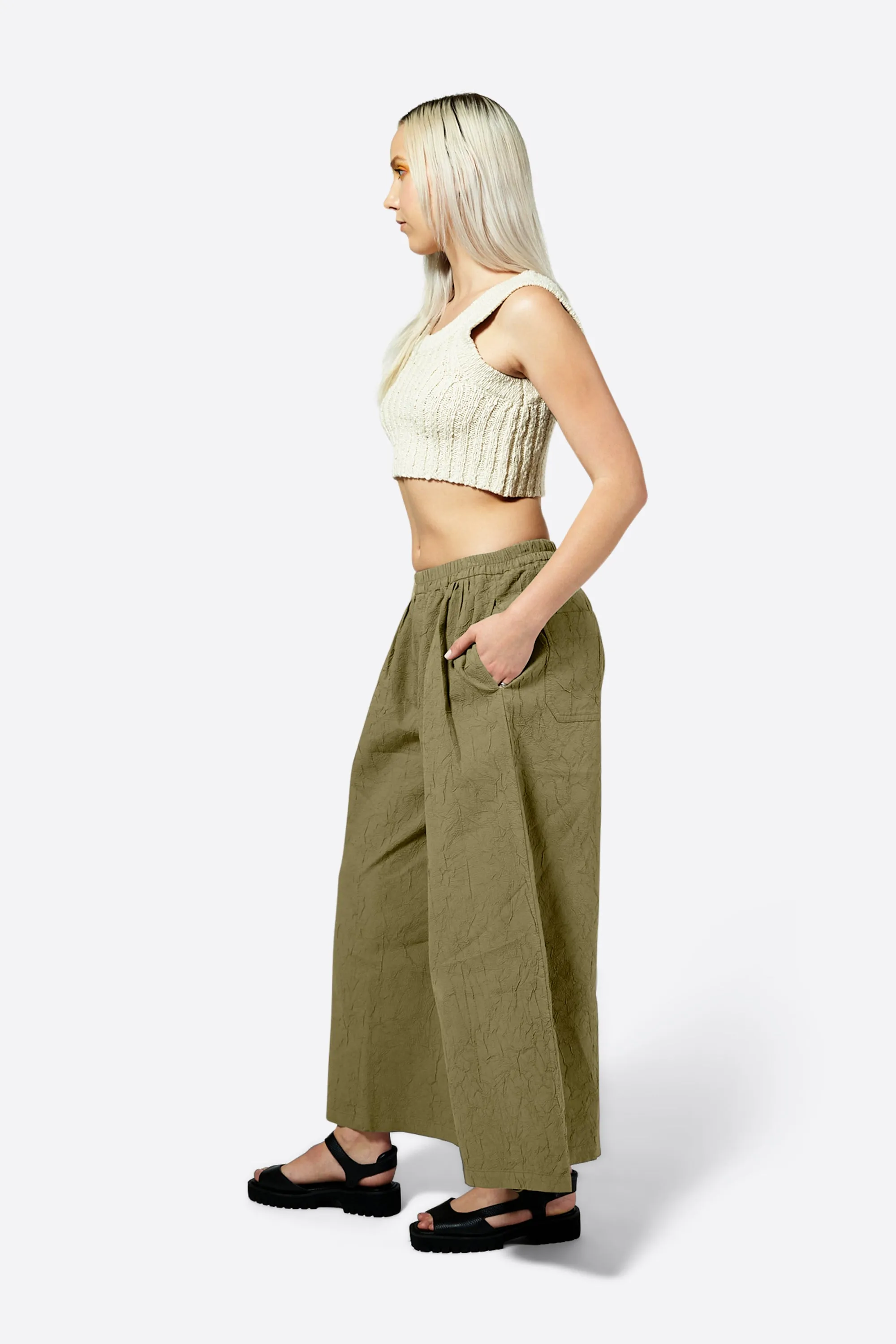 SACHA WIDE LEG CROP PANT