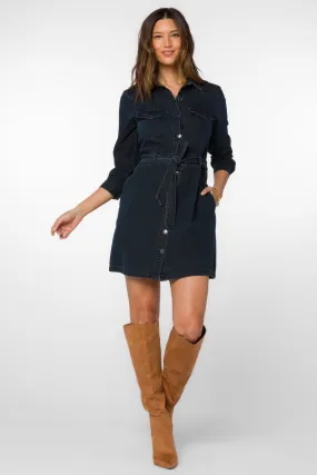 Sahara Overdye Indigo Dress