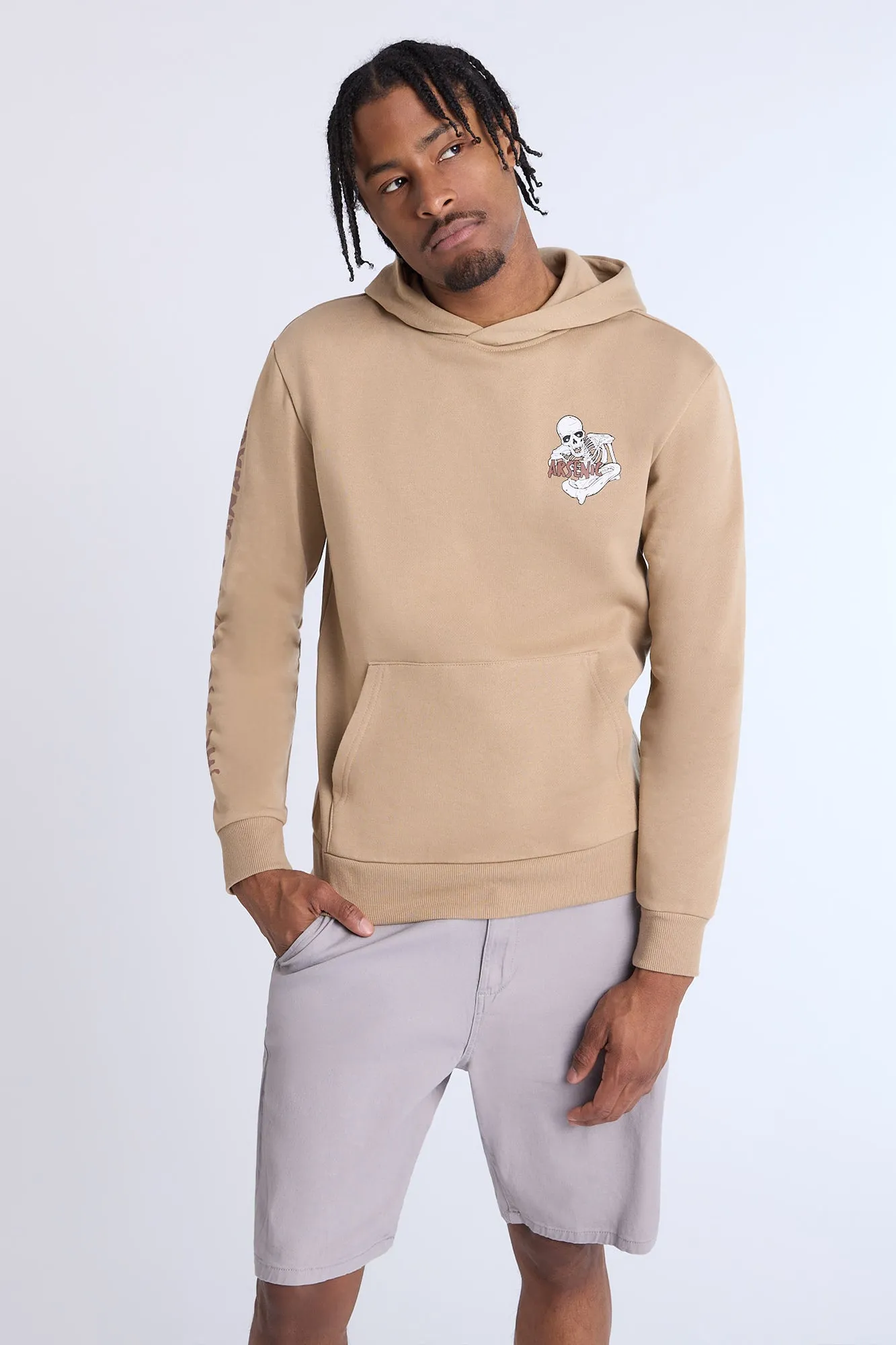 Short chino en sergé Arsenic homme
