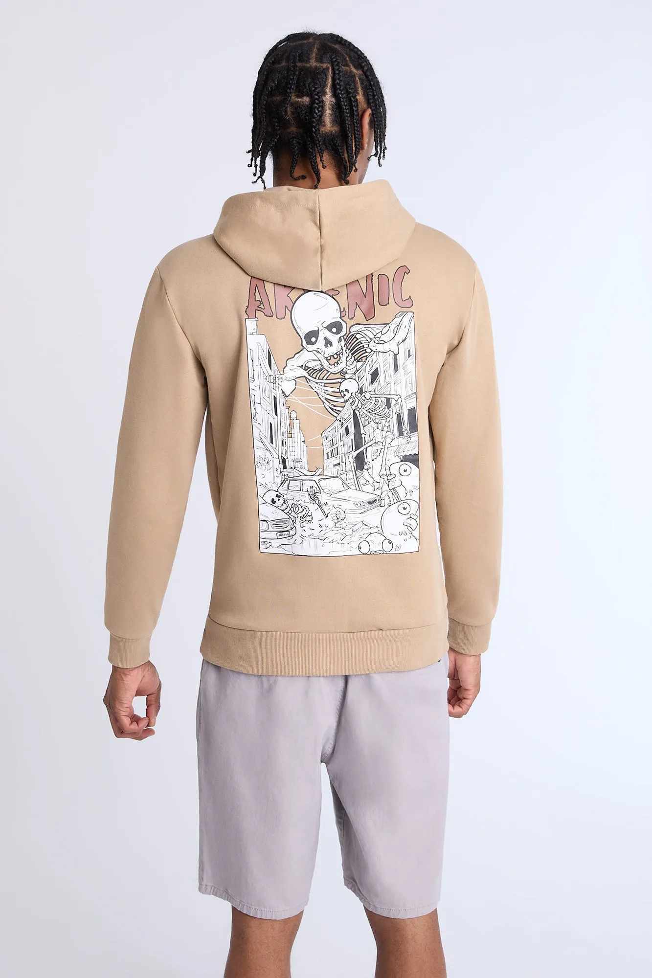 Short chino en sergé Arsenic homme