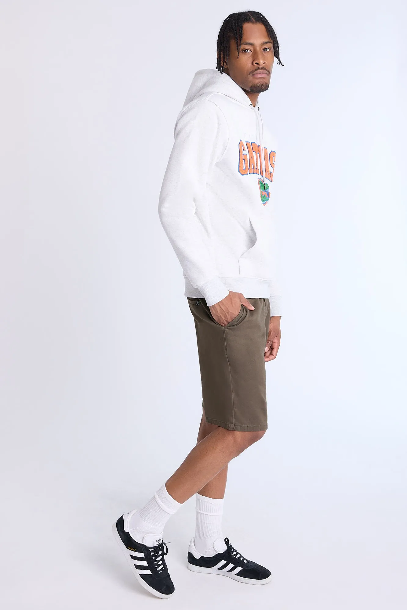 Short chino en sergé Arsenic homme